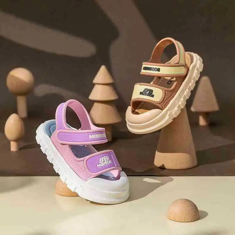 New Children's Sandals for Summer Girls and Boys in the Bathroom, Soft Bottom Cartoon Baby sandals for Home Use3483