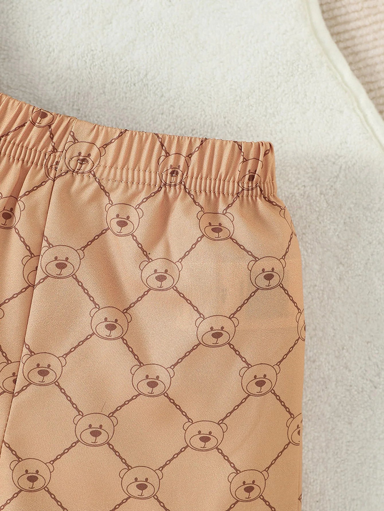 2pcs Boys Summer Patchwork Turn-down CollarT-shirt & Shorts Set For (6M-2Y)  Daily Streetwear