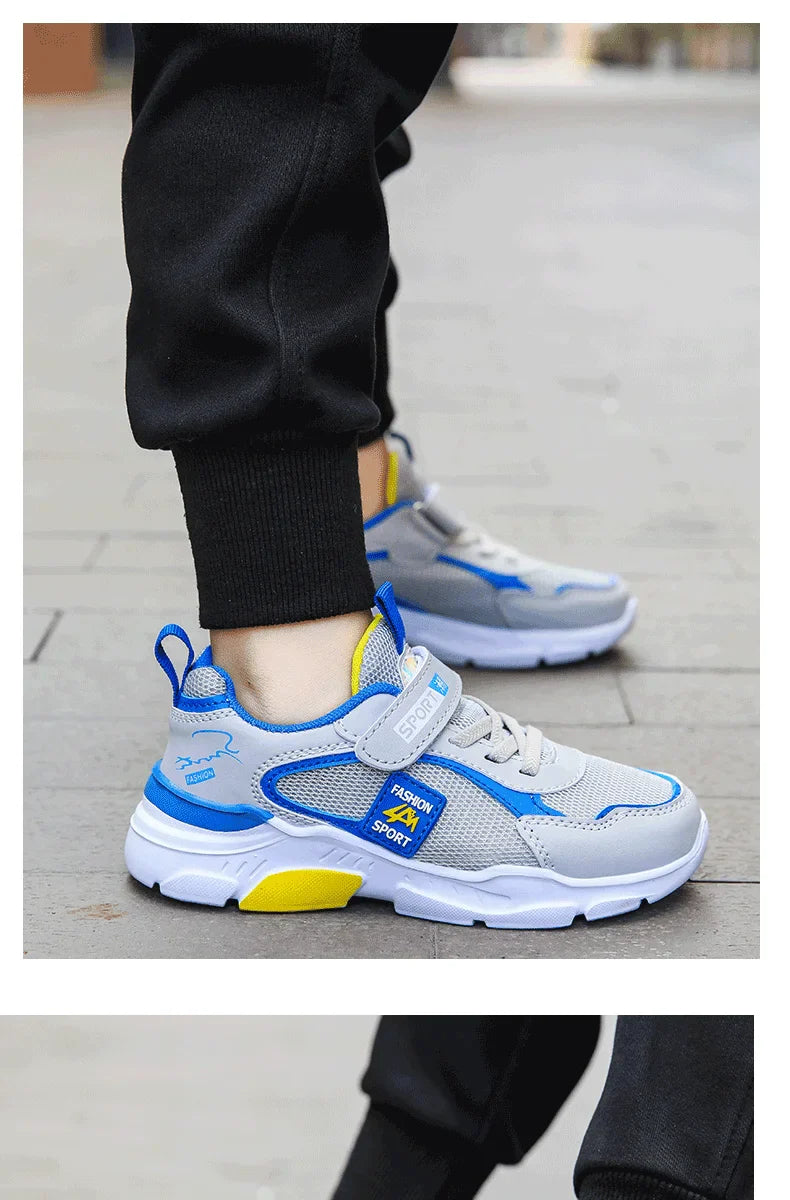 Kid Sneakers Sport Shoes for Boys Girls Fashion Children Breathable Mesh Comfort Casual Non-Slip Outdoor Running Shoes