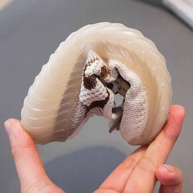 Children's Coconut Shoes Autumn Styles Boys Sneakers Breathable Mesh Shoes Fly Weaving Girls Casual Shoes Soft Sole baby