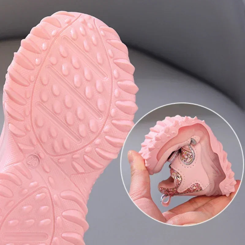 2025 Summer Sneakers Kids Fashion Girls LED Light Shoes Letter Mesh Breathable  Luminous Shoes Casual Sports Shoes Boys Shoes