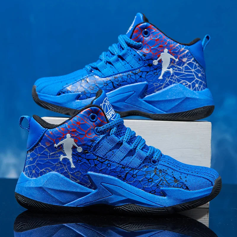 Kids Sneakers Boys Basketball Shoes Children's Casual Shoes Outdoor Training Running Sneakers Child Non-slip Comfortable 8