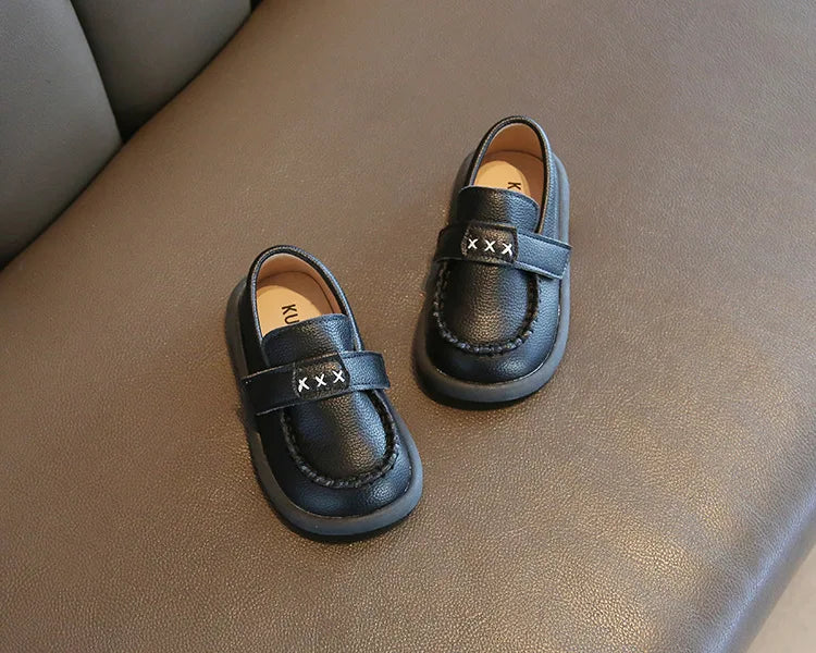 Little Boys Casual Loafers for  Fashion 2025 Spring Autumn Toddlers Kids Leather Shoes Slip-on Shoes Soft Flats New boys shoes