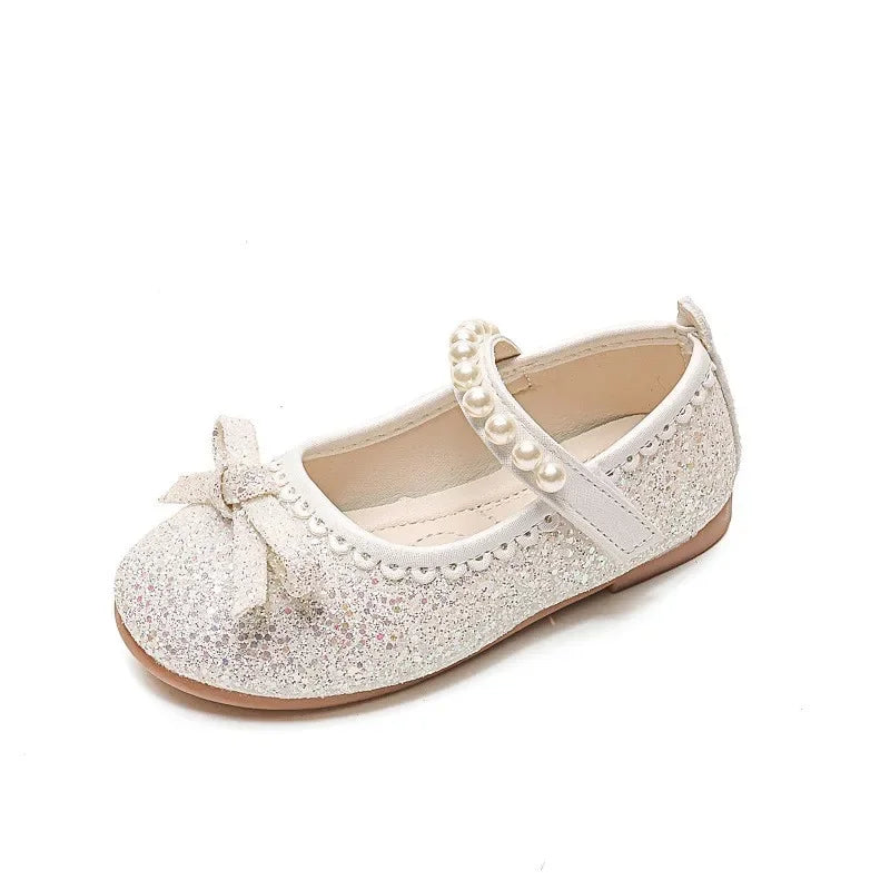 2025 Children Princess Leather Shoes for Girls Autumn New Fashion Korean Style Soft Bottom Anti-slippery Versatile Party Shoes