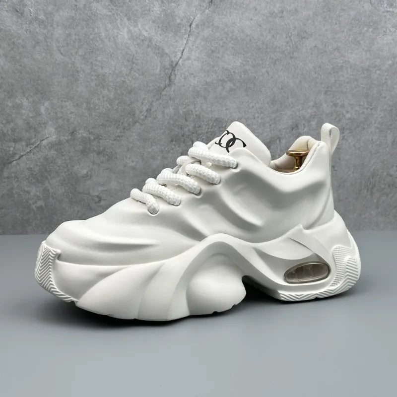 Men Shoes Designer Luxury Casual Sneakers Breathable Platform Shoes for Men Fashion Height Increasing Comfortable Non-slip Shoes (Available)