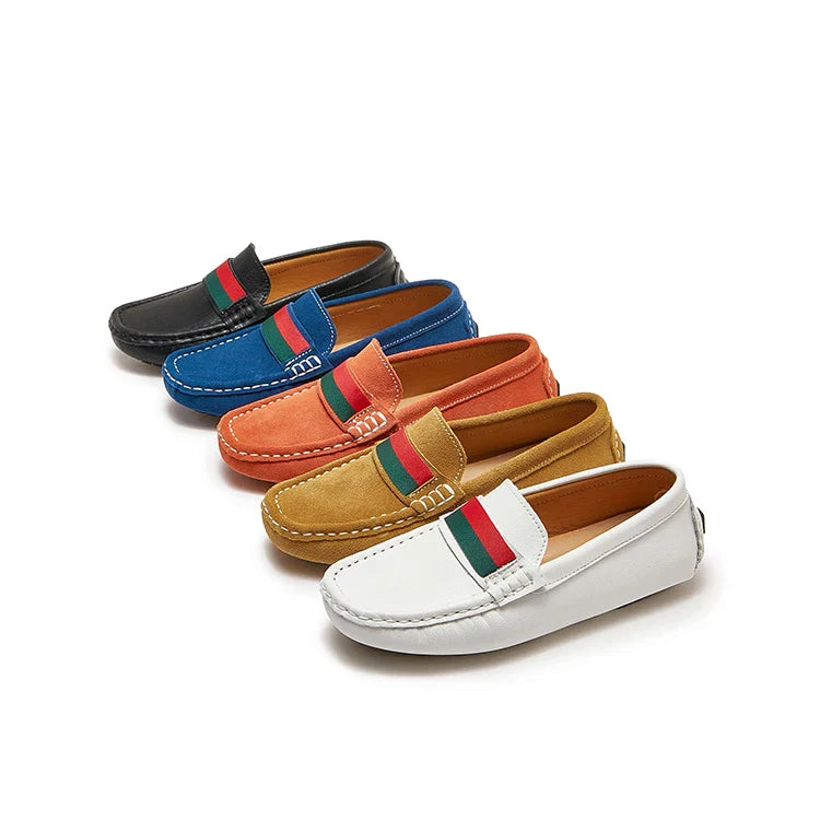 Hot Children Leather Shoes Boys Girls Kids Loafers Slip-on School Flats Casual Sneakers Performance Formal Occasions Party Shoe