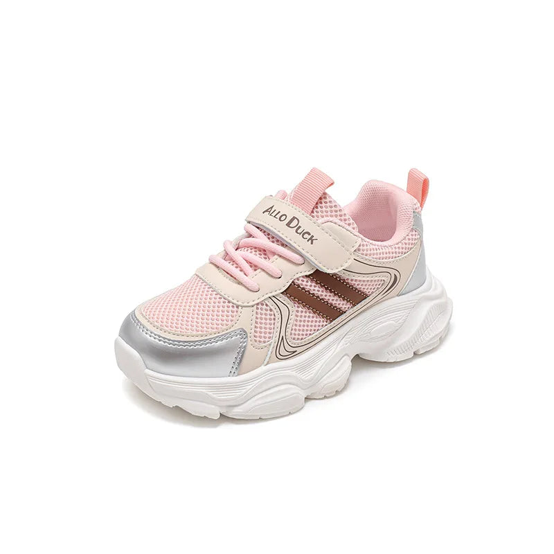 Spring Autumn New Boys Kids Sport Shoes Girl Baby Toddler Mesh Breathable Casual Running Shoes Soft Soled Children Sneakers