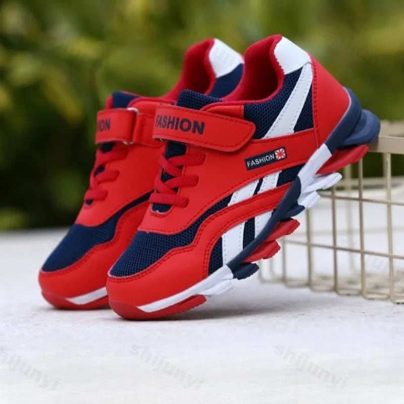 Boys' Fashion Trend Low Top Thick Sole Casual Sports Shoes 2025 Autumn New Style Childrens' Comfortable Platform Chunky sneakers