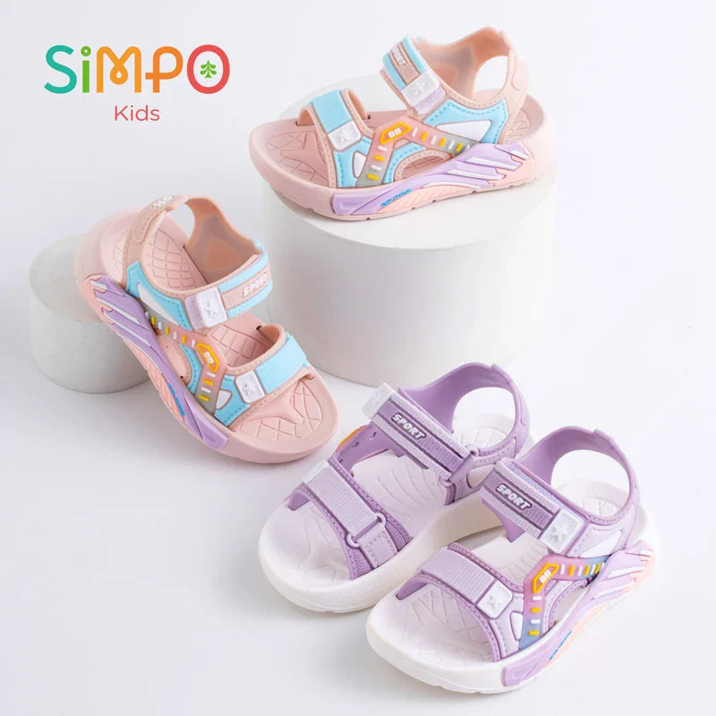 Summer Kids' Sandals Unisex Soft Bottom Casual Beach Shoes for Primary School Students Boys & Girls
