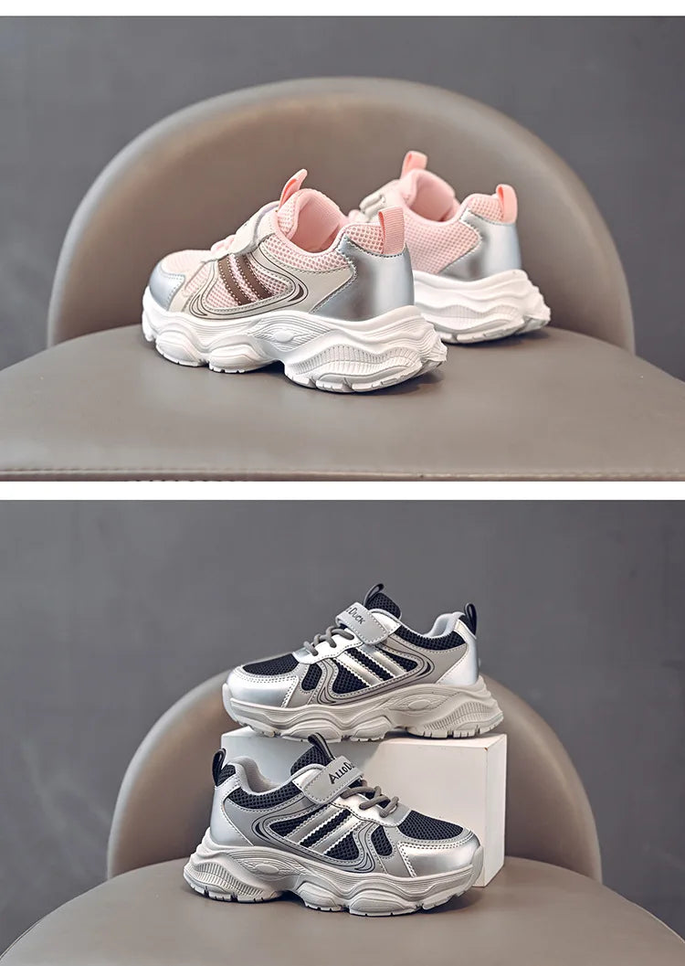 Spring Autumn New Boys Kids Sport Shoes Girl Baby Toddler Mesh Breathable Casual Running Shoes Soft Soled Children Sneakers