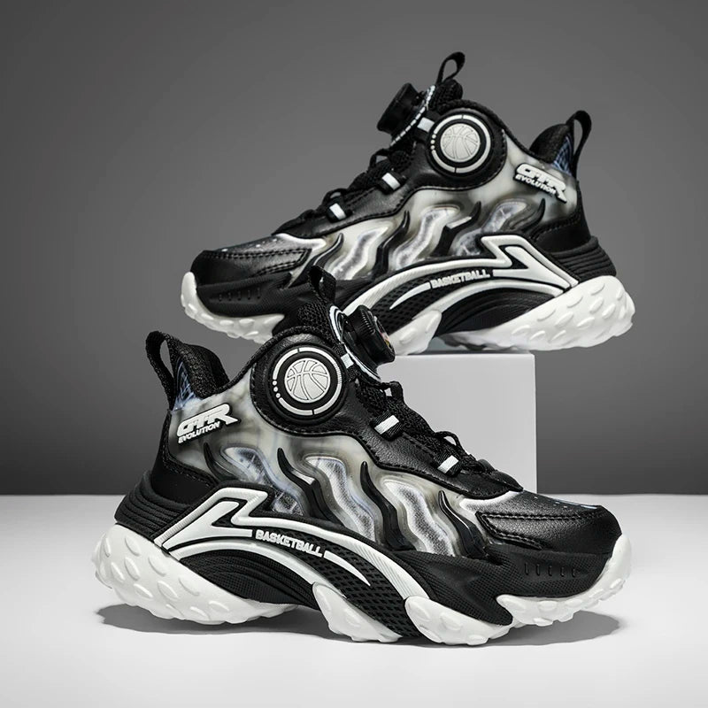 Childrens Sneakers Fashion New Lightweight Non-Slip Training Boys Basketball Shoes School Running Sports Tennis Shoes for Kids