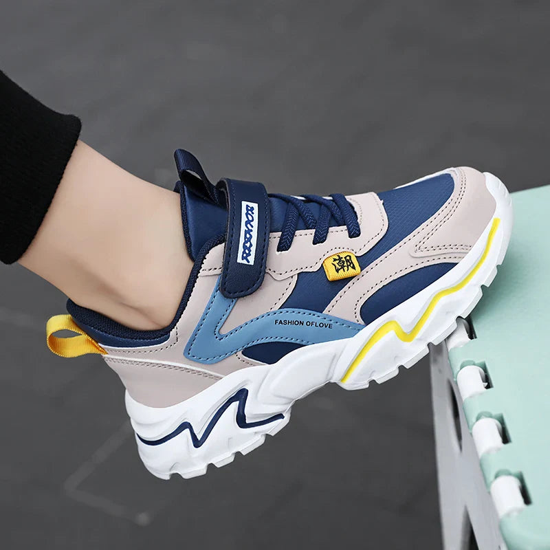 Girl's Fashion Sneakers Lovely Girls Sneaker Outdoor Breathable Mesh Flat Sport Shoes Kids Casual School Walking Shoe Antislip
