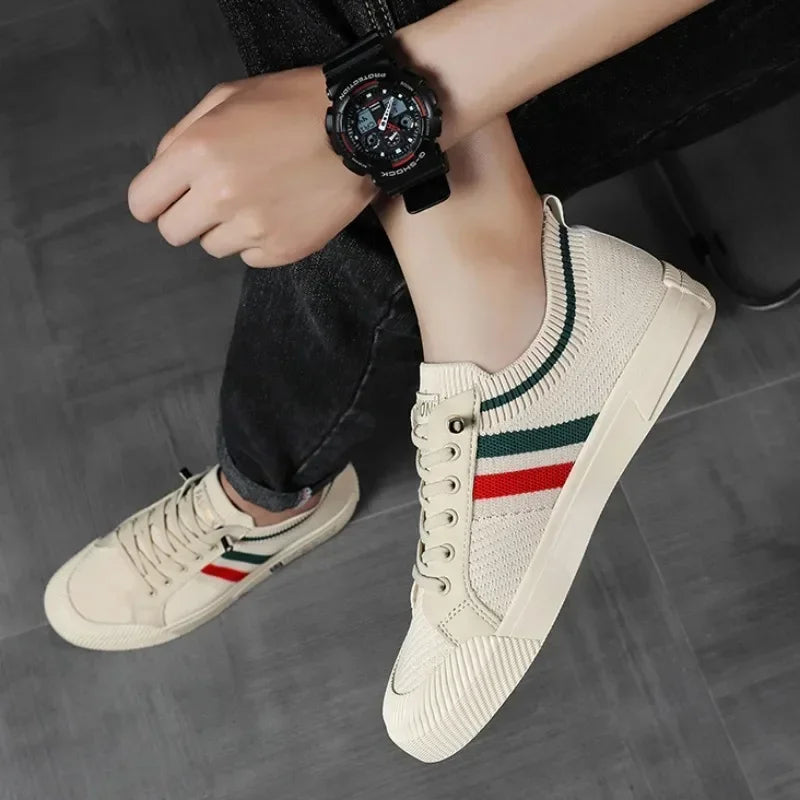 Fashion Sneakers for Men Light Mesh Breathable Outdoor Walking Loafers Male Flats Zapatos Para Hombres Luxury Men‘s Casual Shoes  (Available)
