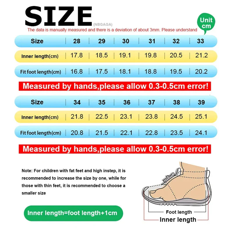 Kids Fashion Sneakers Boys Tennis Shoes Comfortable Leather Running Shoes Lightweight Outdoor Children's Sports Walking Shoes