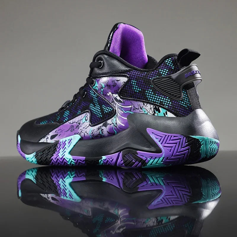 Men Basketball Shoes Light Sports Shoes Non-slip Trainer Women Unisex Breathable Athletic Outdoor Unisex High Quality Sneakers