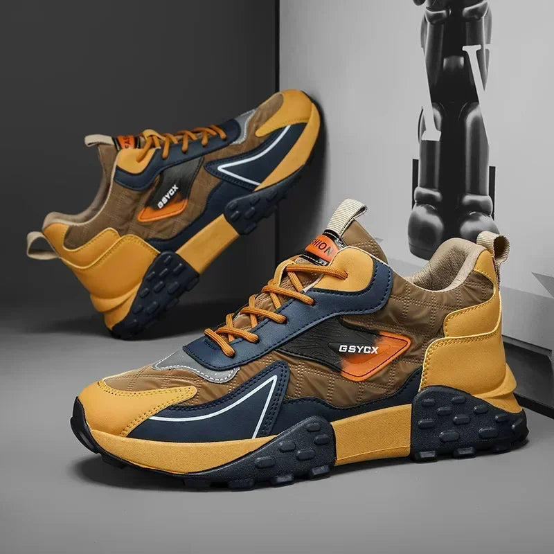 2025 New Sneakers Shoes for Men Luxury Platform Male Sneakers High Quality Casual Running Shoes Winter Plus Size Cotton Shoes