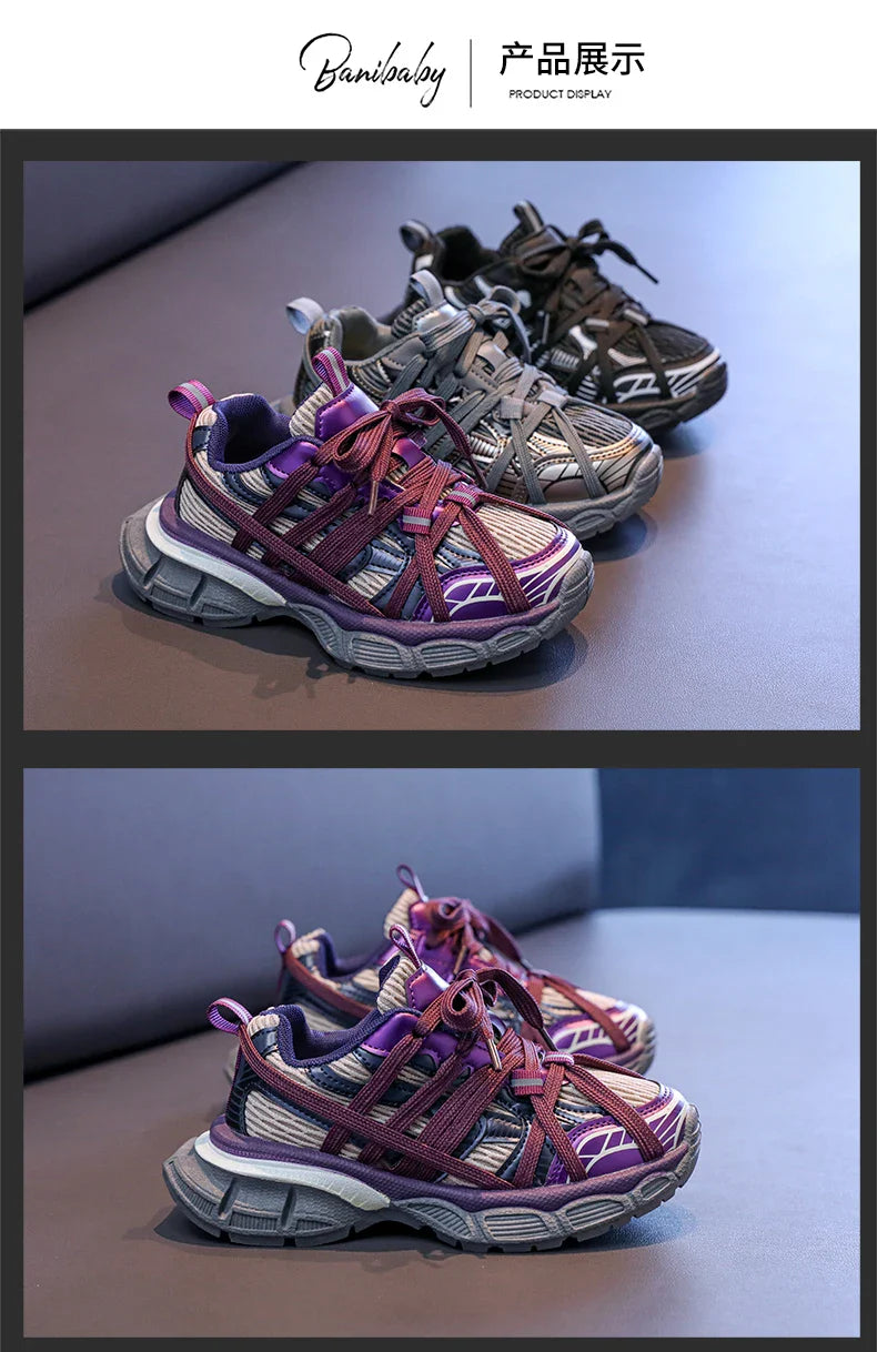 2025 New Winter Kids Shoes Boys Non Slip Sneakers Fashion Outdoor Snow Boots Warm Sports Shoes Child Hot Selling Casual Shoes