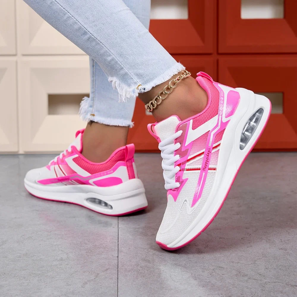 Women's Running Shoes Comfortable Breathable Sports Sneakers Wear-resistant Anti-slip Shoes Shock-absorbing Training Sneakers