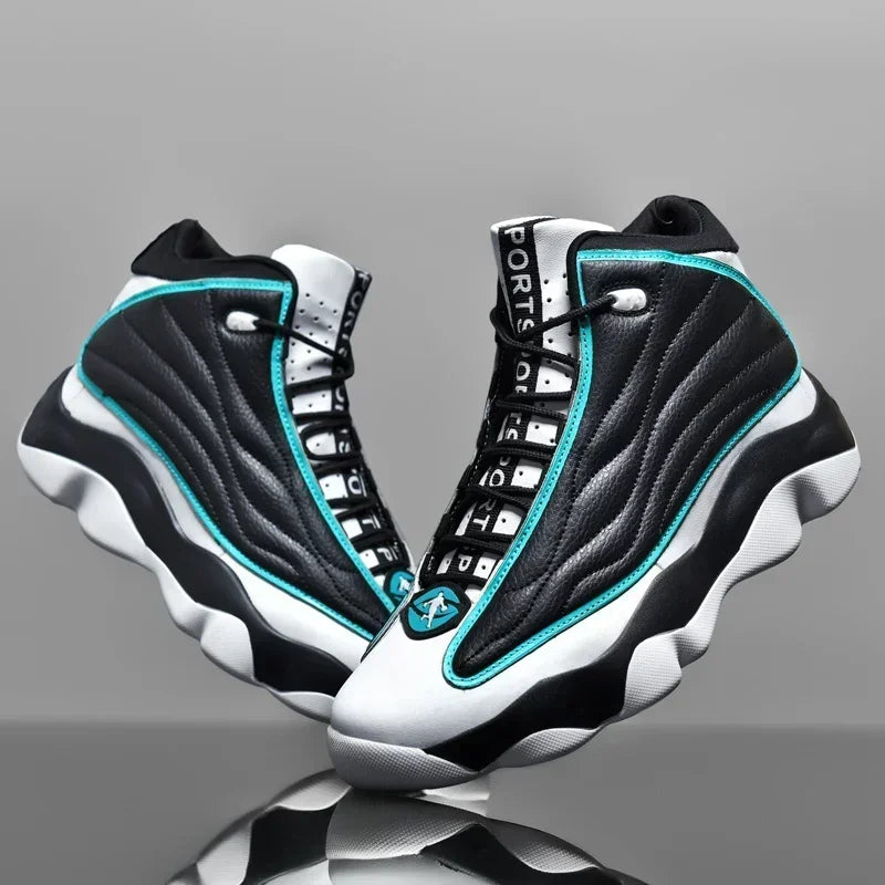 Original Boys High Ankles Sneakers Anti Slip Basketball Trainers Unisex Plus Size 45 Outdoor Sneakers for Men Basket Shoe Women