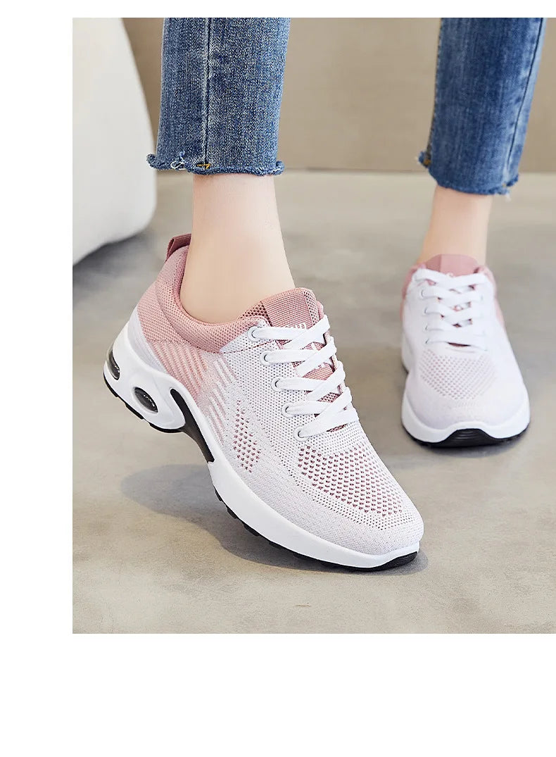 Women's Shoes 2025 Summer Casual Sneakers Breathable Mesh Affordable Free Shipping