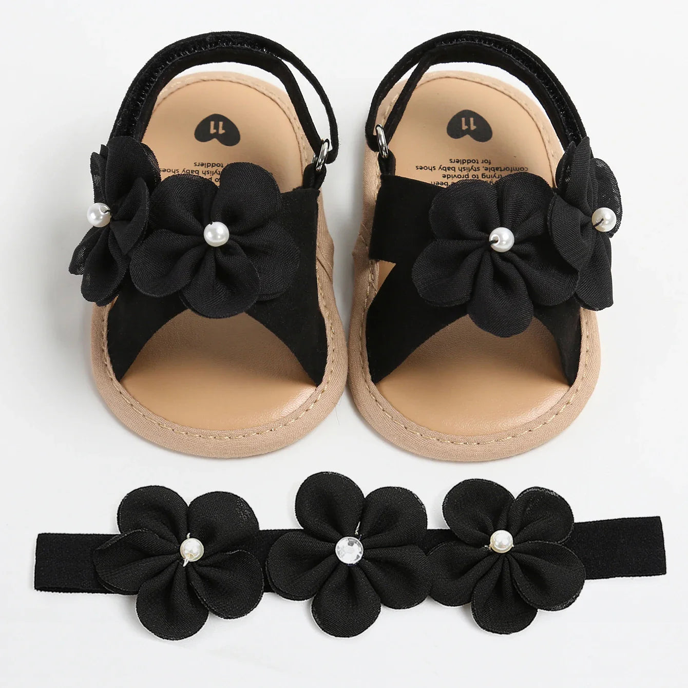 Baby Girls Sandals Summer Shoes Outdoor First Walker Toddler Girls Shoes for Summer