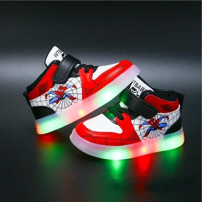 Children's Led Light Shoes Fashion  Boys Sneakers Girls Casual Shoes Breathable Kids Sport Shoes