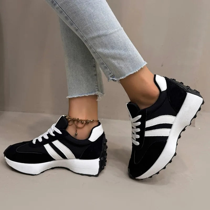 Women Sneakers 2025 New Spring Autumn Brand Vulcanize Shoes Casual Footwear Light Flat Breathable Shoes Женская Обувь