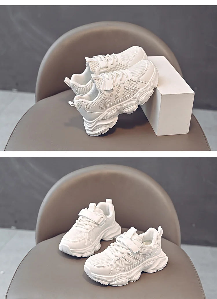 Spring Autumn New Boys Kids Sport Shoes Girl Baby Toddler Mesh Breathable Casual Running Shoes Soft Soled Children Sneakers