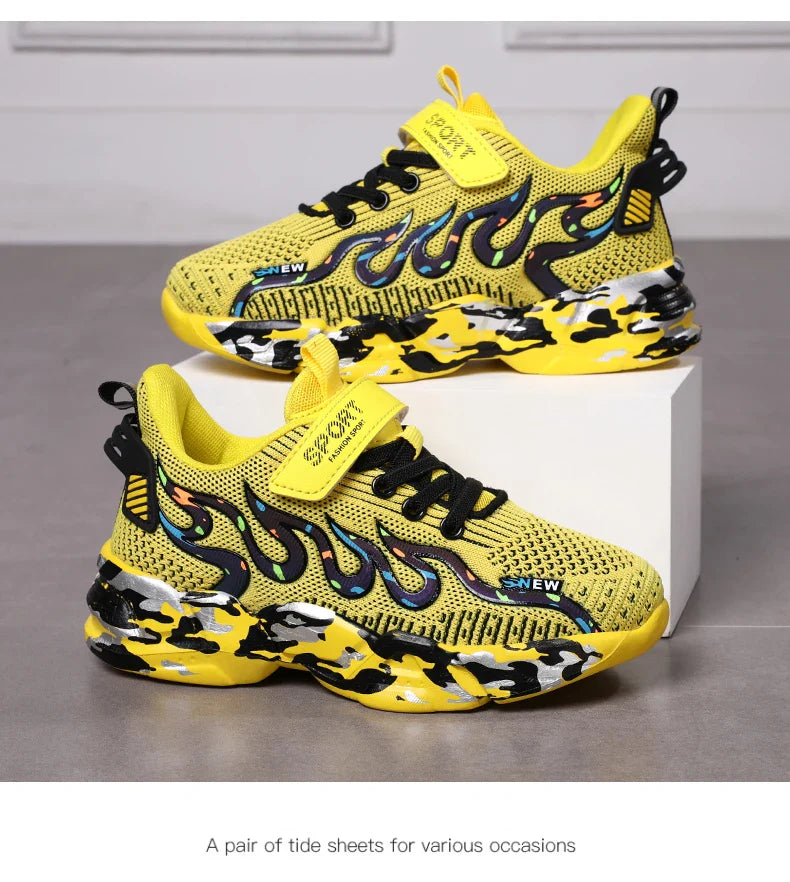 Boys Running Shoes Children Sneakers Mesh Kids Casual Sneakers for Boys