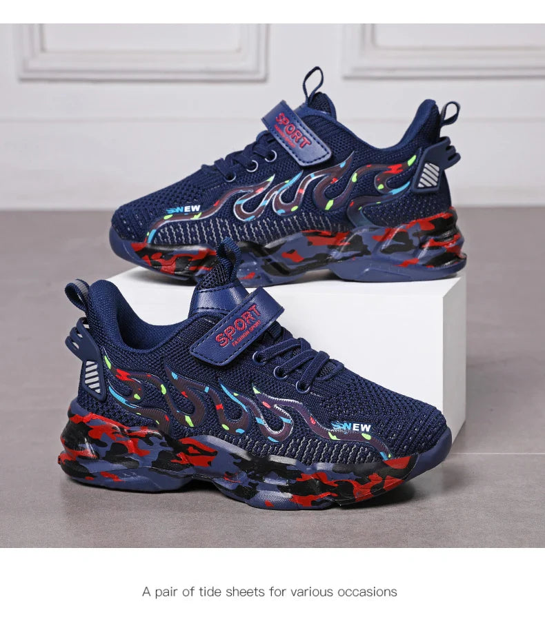 Boys Running Shoes Children Sneakers Mesh Kids Casual Sneakers for Boys