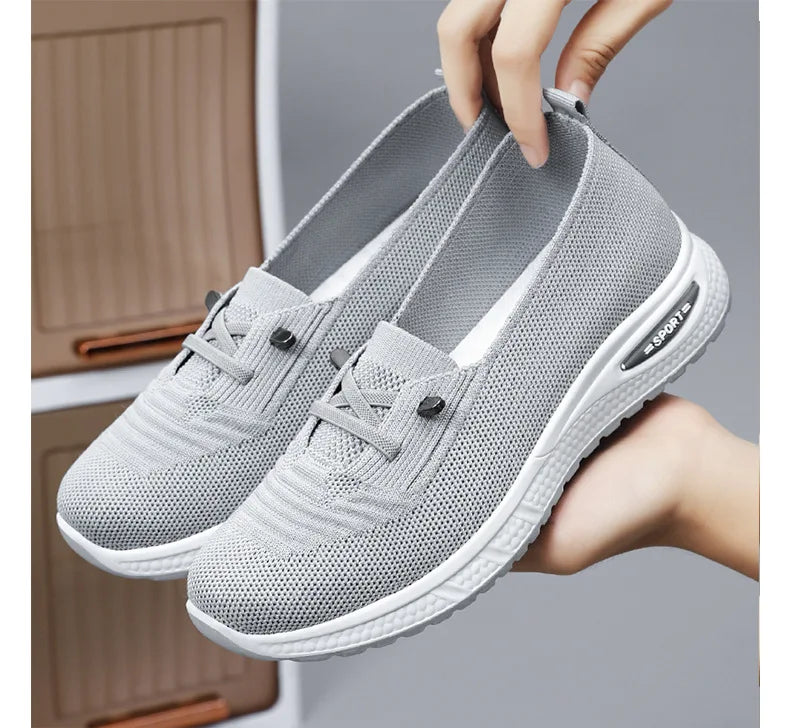 Women's Shoes 2025 Casual Sneakers Breathable Mesh Chunky Sole Affordable Free Shipping