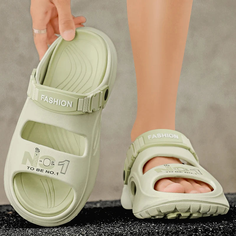 Summer Slippers for Men, Large Size Soft Comfortable Anti-slip Quick-drying, Casual Outdoor Beach Indoor New Style Sandals
