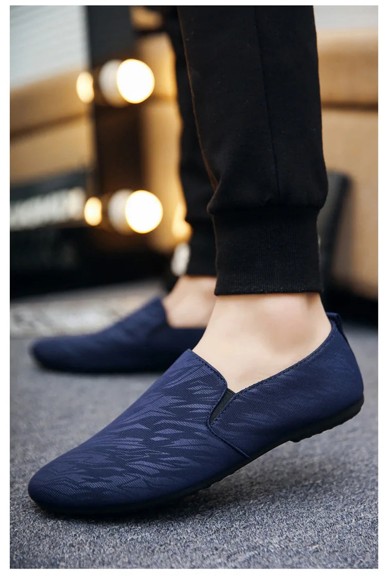 Shoes for Man New Men Fashionable Canvas Breathable Flat Bottomed Walking Shoes with Lightweight Sports Shoes Men's Sneakers (Available)