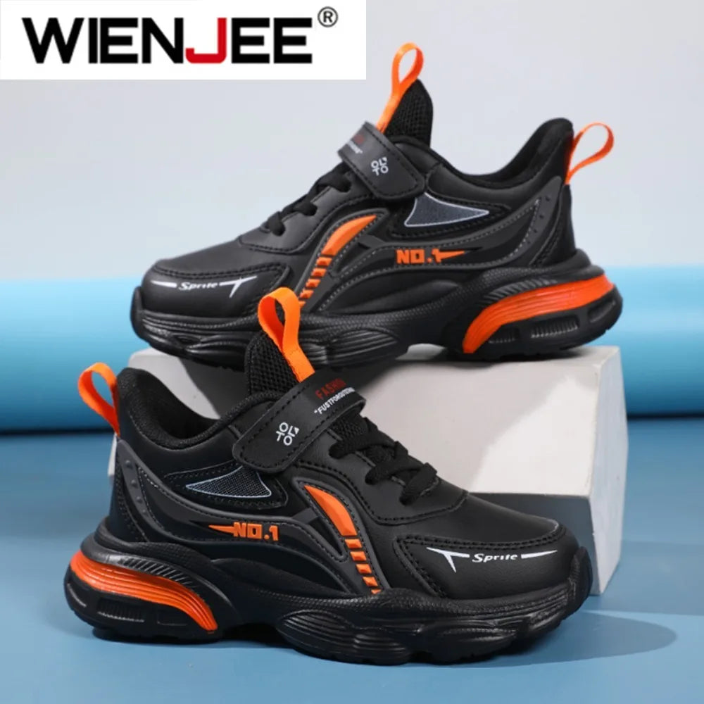 Boys' Kids Fashion Sneakers Lightweight Sports Running Shoes for Children Non-Slip Comfortable Outdoor Athletic Tennis Shoes