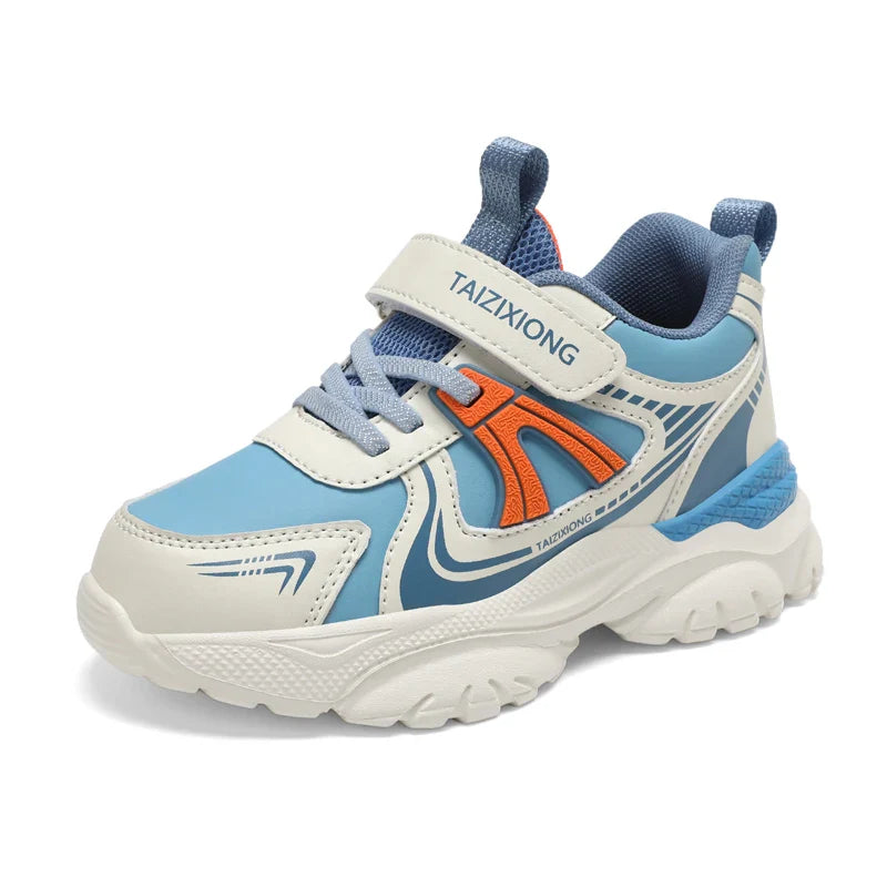 Kids Sneakers Casual Sports Shoes for Children 2025 New Design PU Leather Sneakers Boys Fashion Printed Running Shoes Trainers