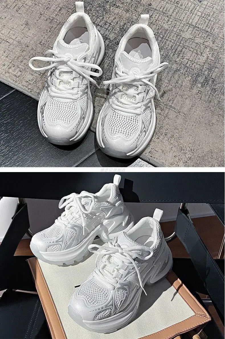 Athletic Woman Footwear 2025 New Sneakers Sports Designer Luxury Vulcanized Shoe Trends On Sale Mesh Breathable Shoes for Women