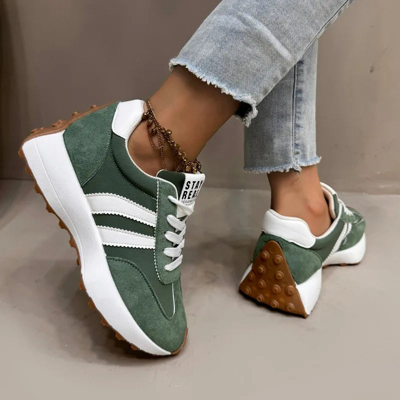Women Sneakers 2025 New Spring Autumn Brand Vulcanize Shoes Casual Footwear Light Flat Breathable Shoes Женская Обувь