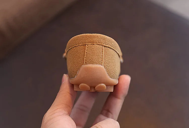 Children Moccasin Shoes Boys Flats Loafers Non-slip Tassels Cute Kids Casual Leather Shoes Soft Slip-on Pleated Solid Color 2025