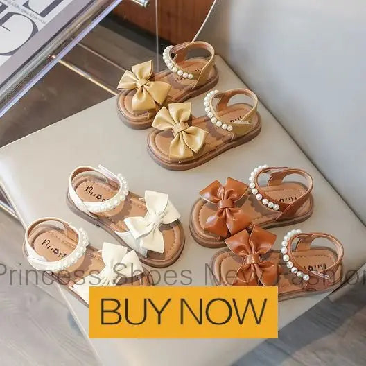 New Summer Kids Sandals for Girl Outdoor Beach Shoes Girls Gladiator Sandals Small Cute Bowknot Baby Toddler Girl Sandals 21-36