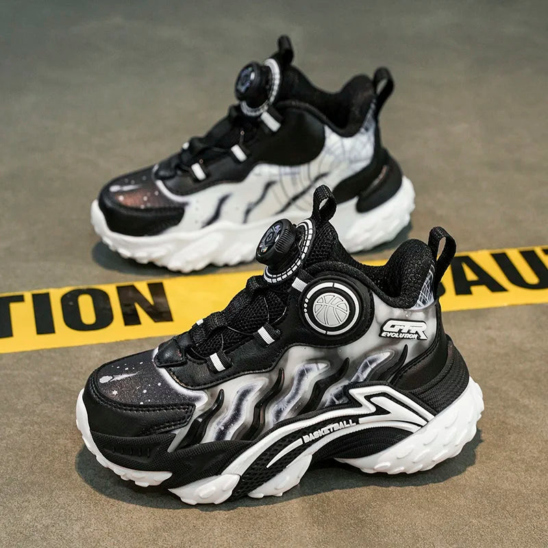 Childrens Sneakers Fashion New Lightweight Non-Slip Training Boys Basketball Shoes School Running Sports Tennis Shoes for Kids