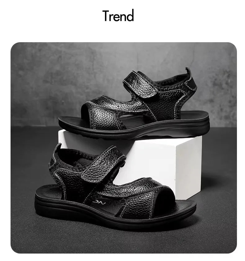 Summer Kids Sandals Soft Non-slip Children Shoes Beach Shoes Boys Casual Outdoor Walking Slippers Comfortable Sneakers
