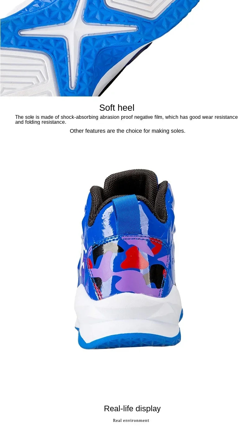 Boys Brand Basketball Shoes Kids Sneakers Thick Sole Non-slip Children Sports Shoes Child Boy Basket Trainer Shoes Girls