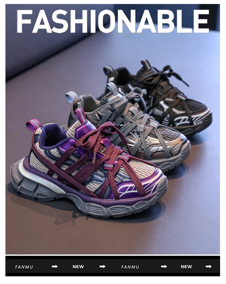 2025 New Winter Kids Shoes Boys Non Slip Sneakers Fashion Outdoor Snow Boots Warm Sports Shoes Child Hot Selling Casual Shoes