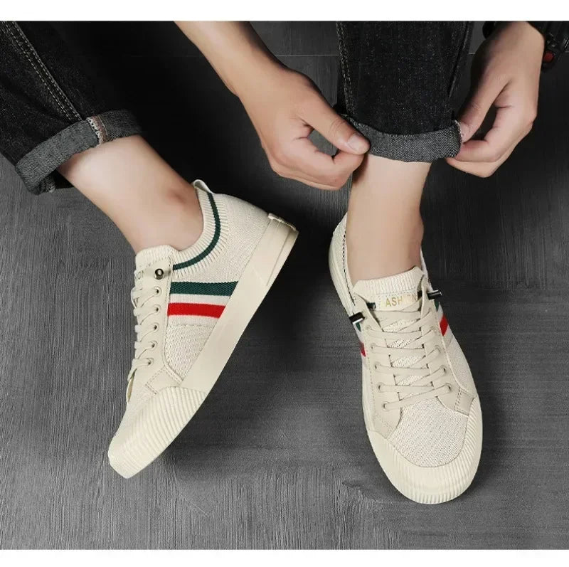 Fashion Sneakers for Men Light Mesh Breathable Outdoor Walking Loafers Male Flats Zapatos Para Hombres Luxury Men‘s Casual Shoes  (Available)