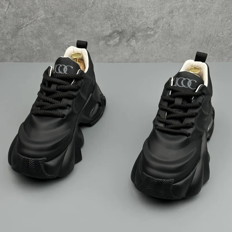 Men Shoes Designer Luxury Casual Sneakers Breathable Platform Shoes for Men Fashion Height Increasing Comfortable Non-slip Shoes