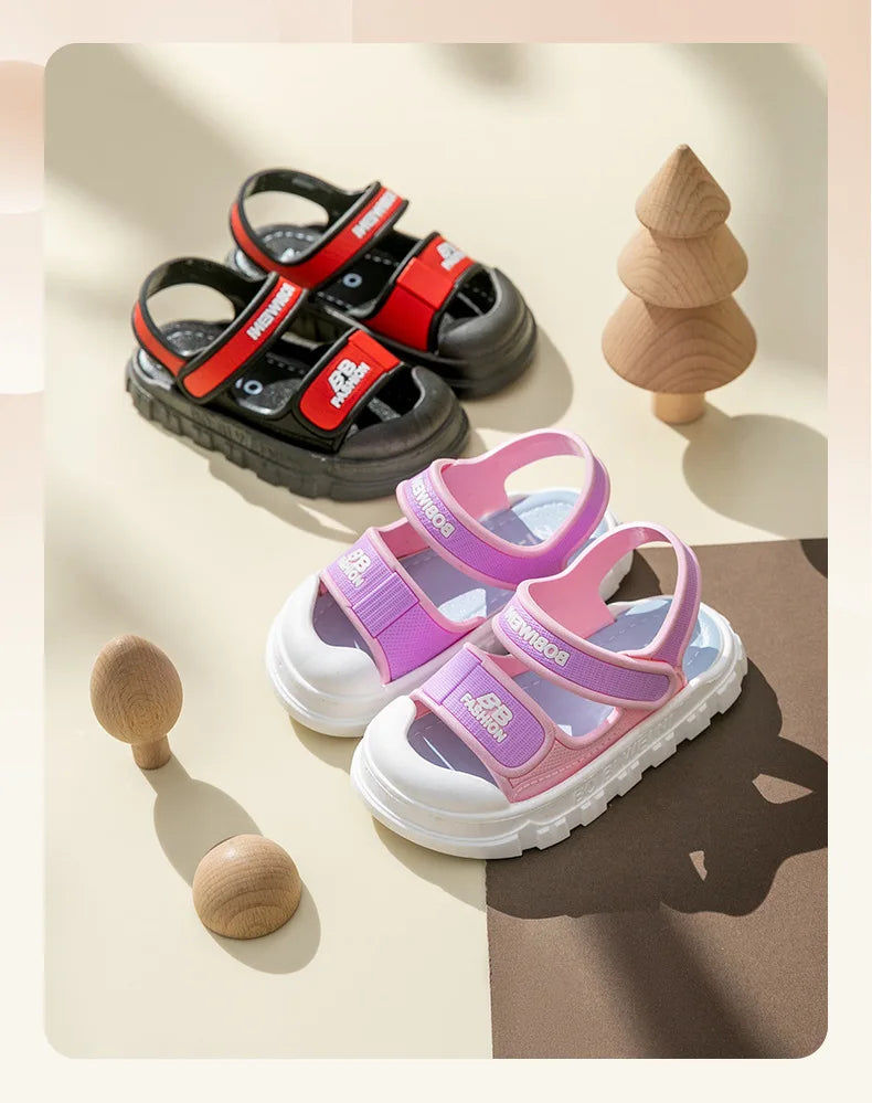 New Children's Sandals for Summer Girls and Boys in the Bathroom, Soft Bottom Cartoon Baby sandals for Home Use3483