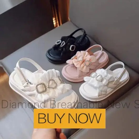New Summer Kids Sandals for Girl Outdoor Beach Shoes Girls Gladiator Sandals Small Cute Bowknot Baby Toddler Girl Sandals 21-36