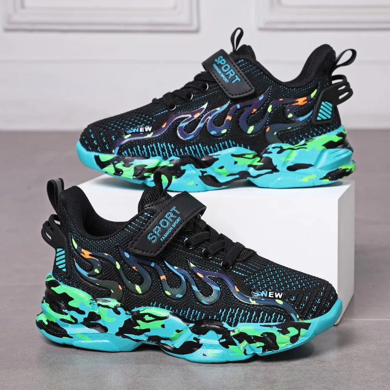 Boys Running Shoes Children Sneakers Mesh Kids Casual Sneakers for Boys