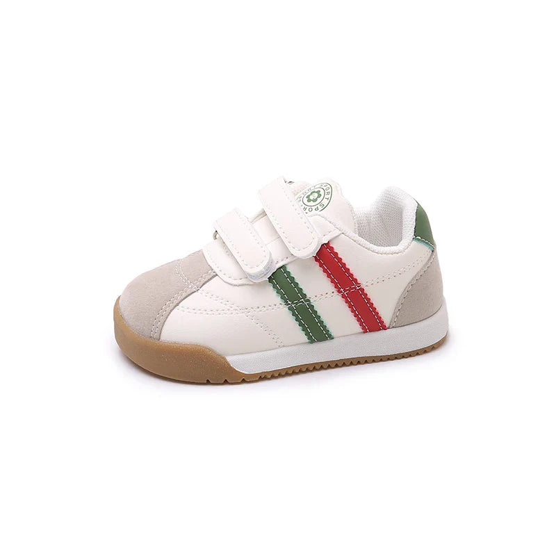Boys Baby Shoes Four Seasons Models Soft Boys Girls Argyle Shoes 0-6 Years Old Green Children's Single Shoes Small Kids Sneakers