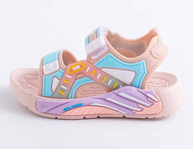 Summer Kids' Sandals Unisex Soft Bottom Casual Beach Shoes for Primary School Students Boys & Girls